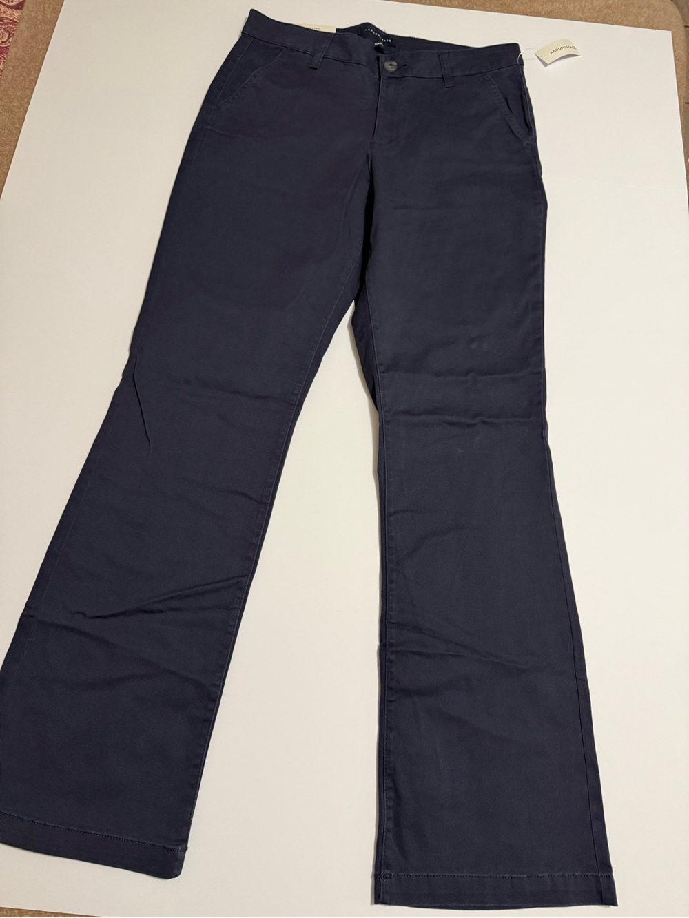 Aeropostale Women's Navy Wide-Leg Jeans